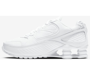 all white nike shox womens