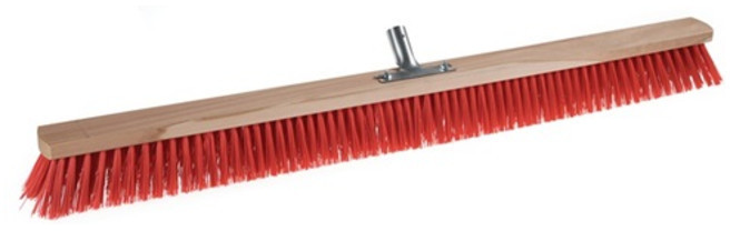 Sorex Broom Elaston L.1000mm with metal handle holder flat wood