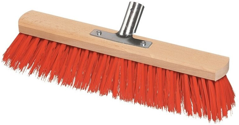 Sorex Broom Elaston with metal handle holder flat wood L.800mm