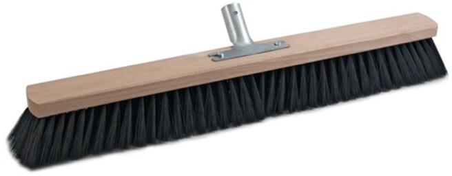 Sorex Broom quality mix PVC L.1000mm with metal handle holder flat wood