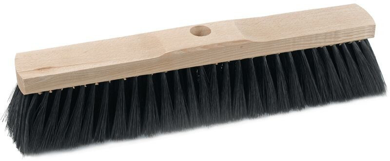 Sorex Broom quality mix PVC with handle hole saddle wood L.600mm