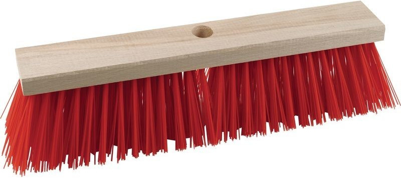 Sorex Street broom Elaston L.400mm with handle hole flat wood
