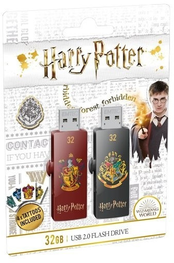 Emtec M730 Harry Potter 2.0 - Gryffindor & Hogwarts 32GB 2-pack
