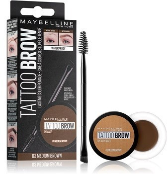 Gemey Maybelline Tattoo Brow cire à sourcils 03 medium brown (65 g)