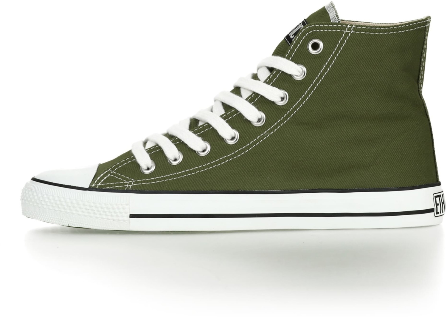 Ethletic Fair Trainer White Cap Hi Cut Classic camping green/just white