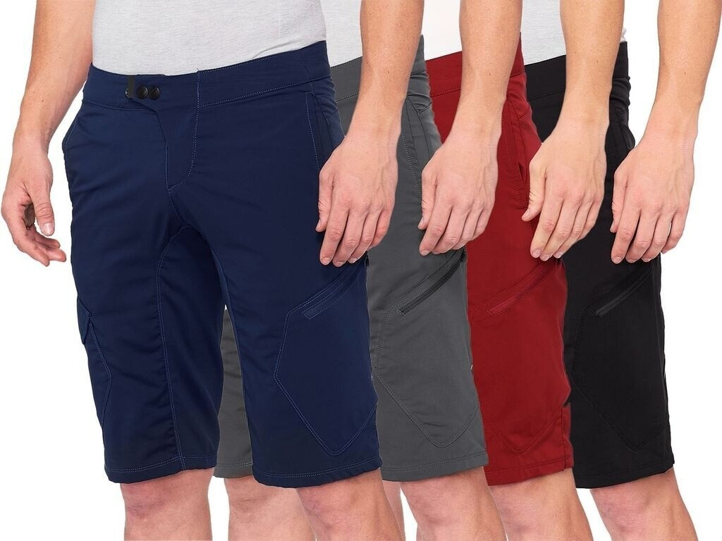 100% Ridecamp Shorts Men's charcoal