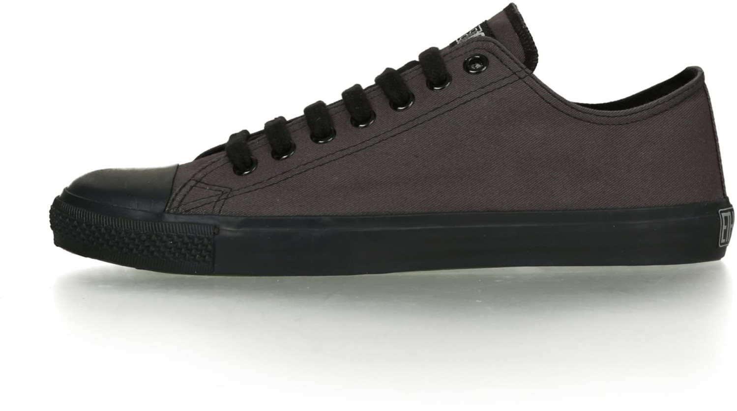Ethletic Fair Trainer Black Cap Lo Cut Classic pewter grey/jet black