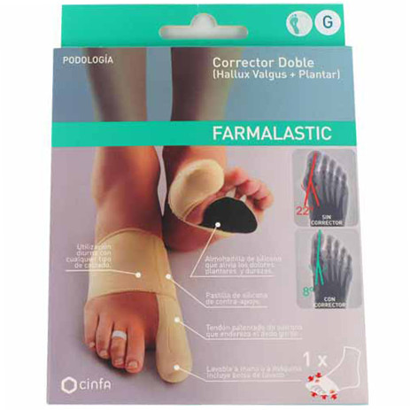 Farmalastic Double bunion concealer + plantar (right)