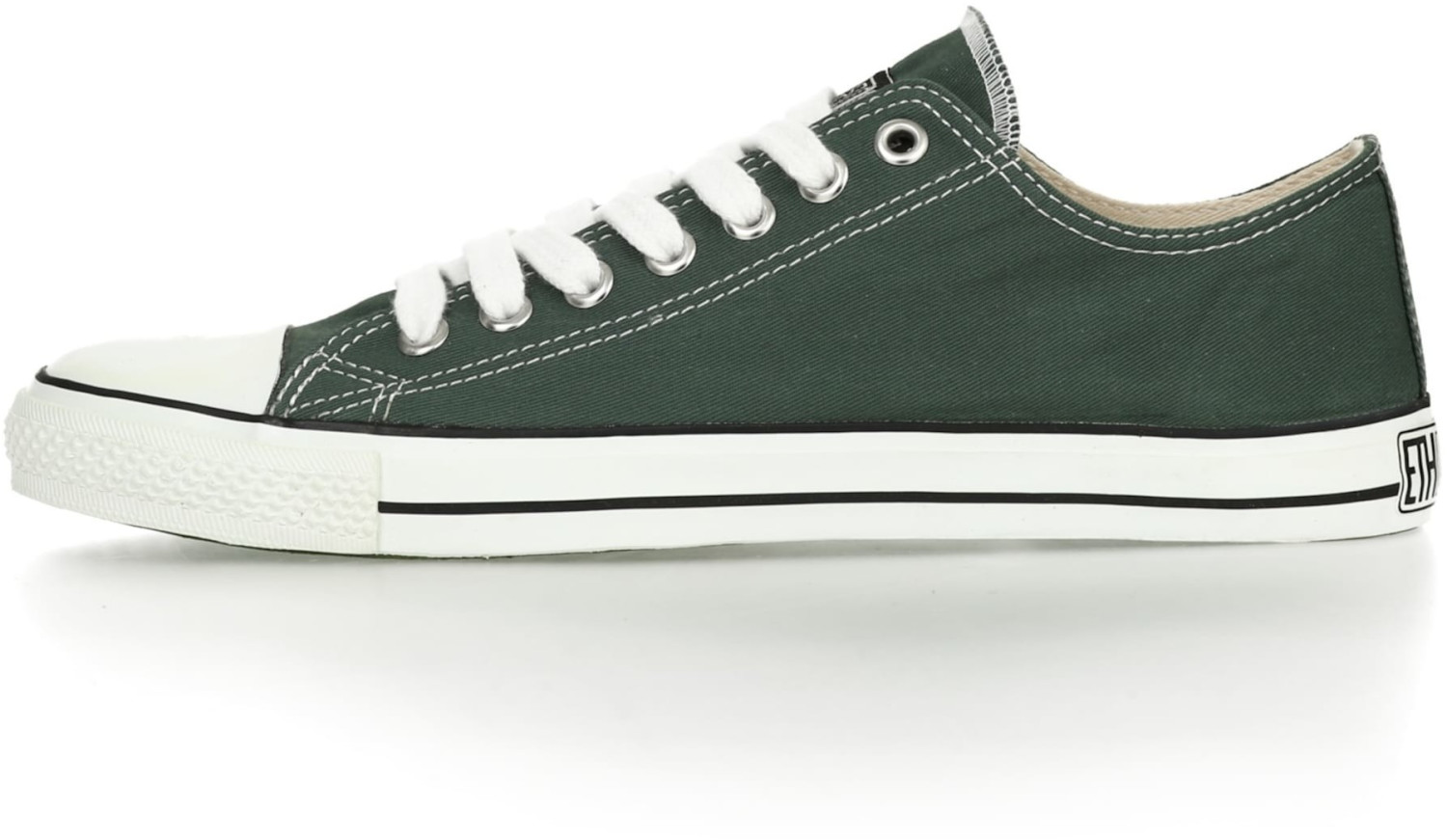 Ethletic Fair Trainer White Cap Lo Cut Classic reseda green/just white