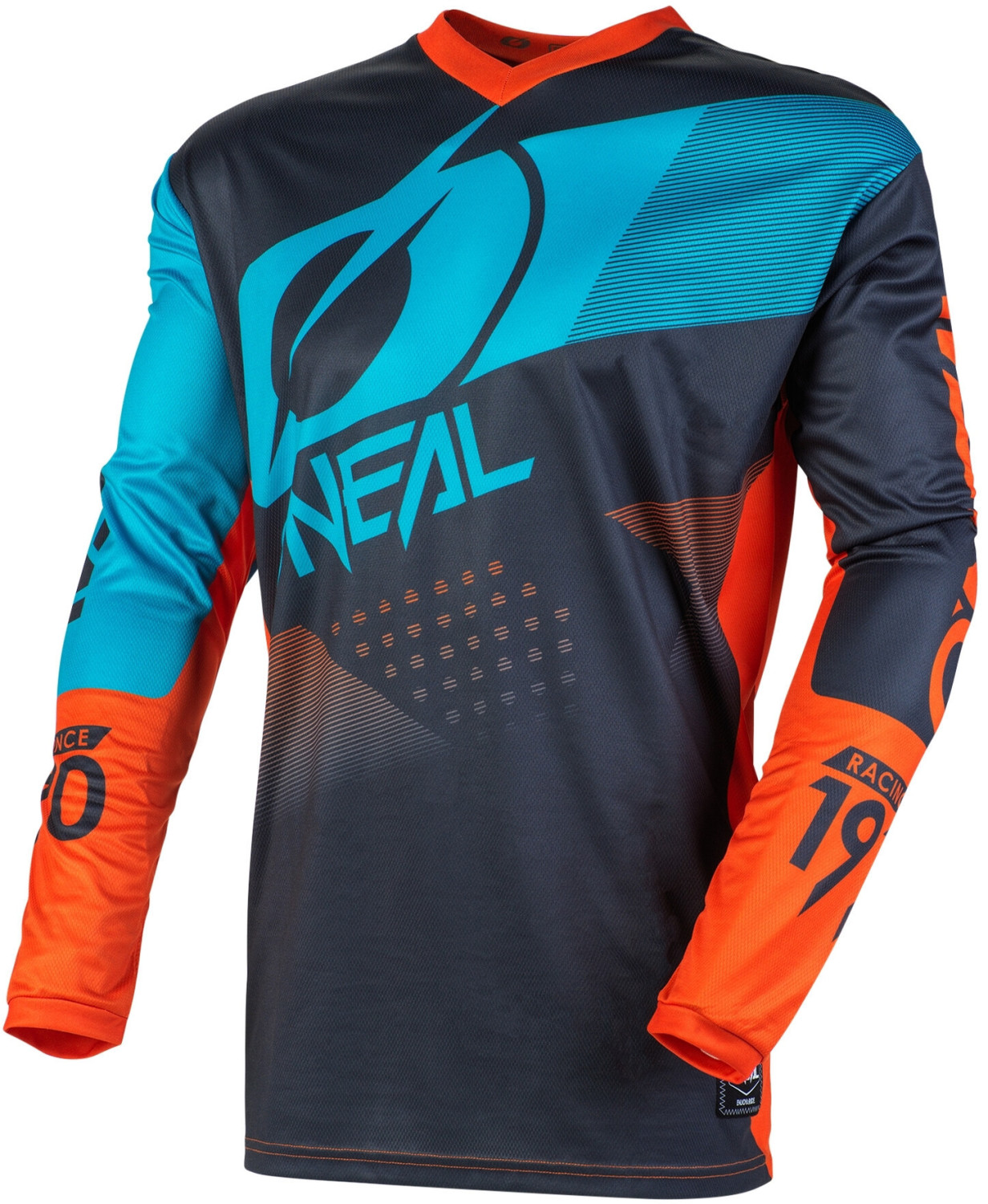 Photos - Cycling Clothing ONeal O'Neal O'Neal Element Jersey Factor Men gray/orange/blue 