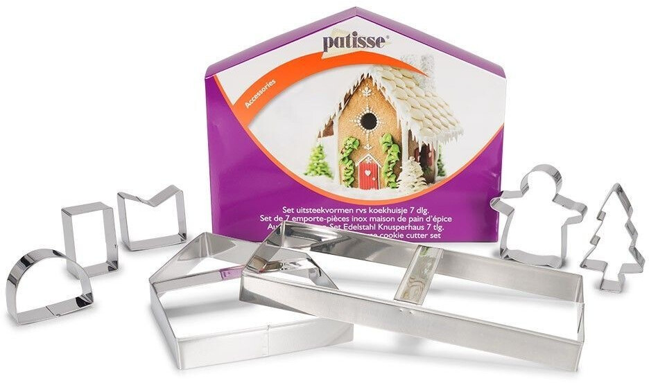 Patisse 2028 cookie cutter set for Kunusperhaus / Lebkuchenhaus 7 pieces