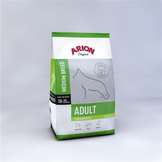 Arion Croquettes pour chien Chicken & Rice 12kg Arion Croquettes pour chien Chicken & Rice 12kg