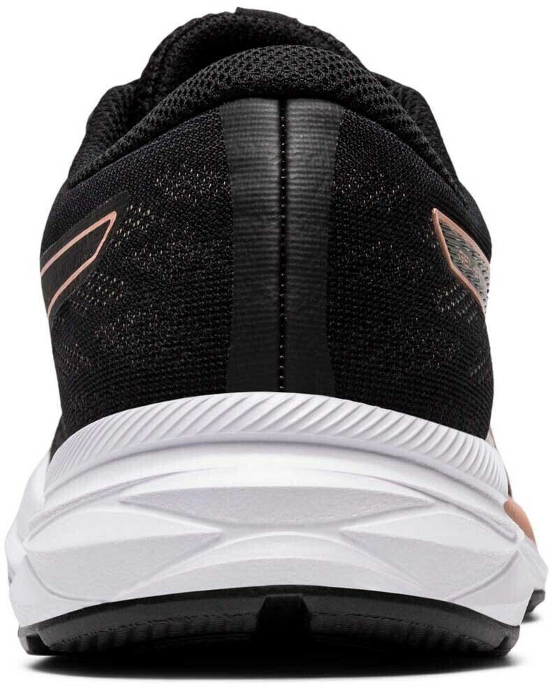 black and rose gold asics womens