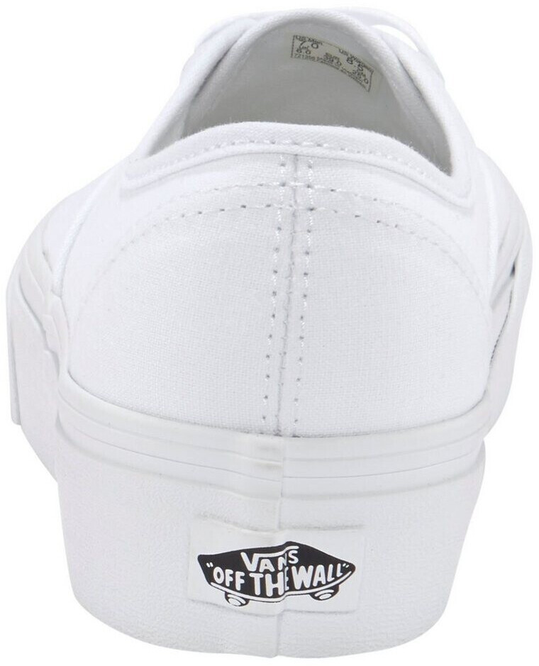 Vans authentic platform weiß store