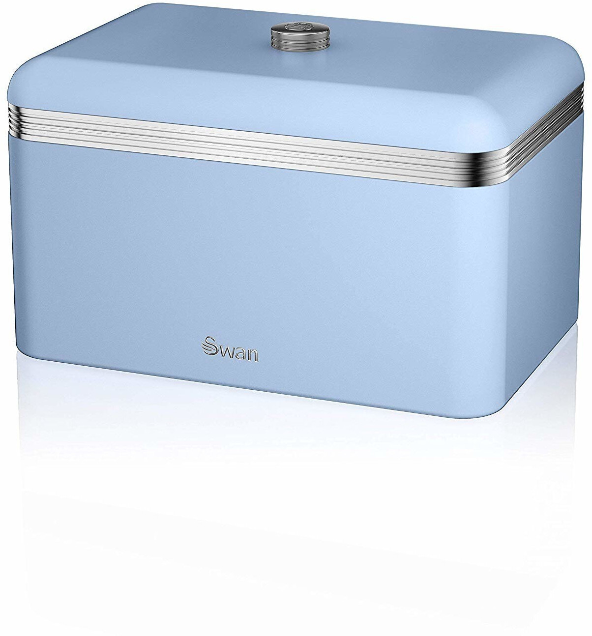 Swan Retro Bread Bin Blue