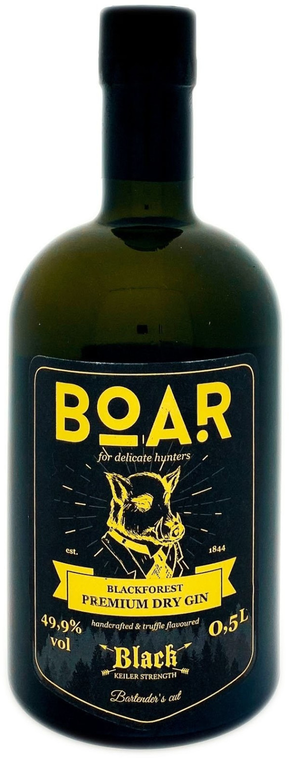 BOAR Black Keiler Strength Gin 0,5l 49,9% ab 37,69 € | Preisvergleich bei