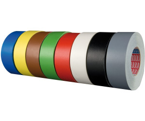Tesa 4651 Gewebeband Premium kunststoffbeschichtet schwarz 25 mm x 25 m 