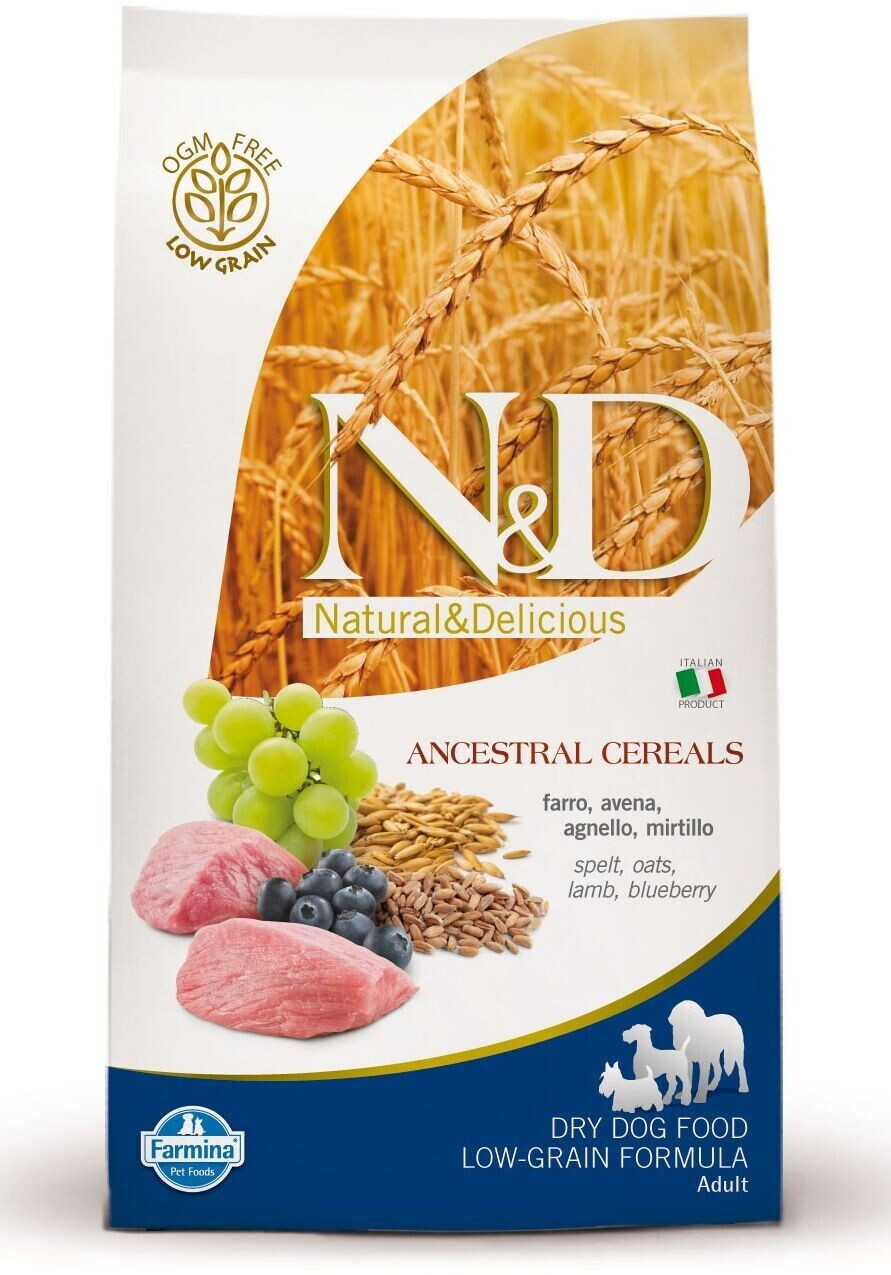 Farmina N&D Low Grain Adult Medium - Lamb and blueberry 2.5 kg