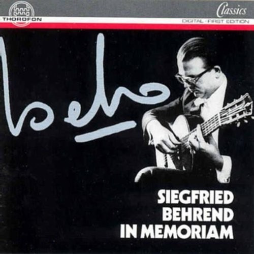 Siegfried Behrend - Siegfried Behrend In Memoriam (CD)