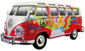 Maisto VW Samba Van Hippie Version (32301)