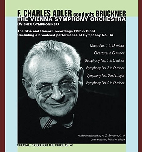 Wiener Symphoniker - F. Charles Adler Dirigiert Bruckner (CD)
