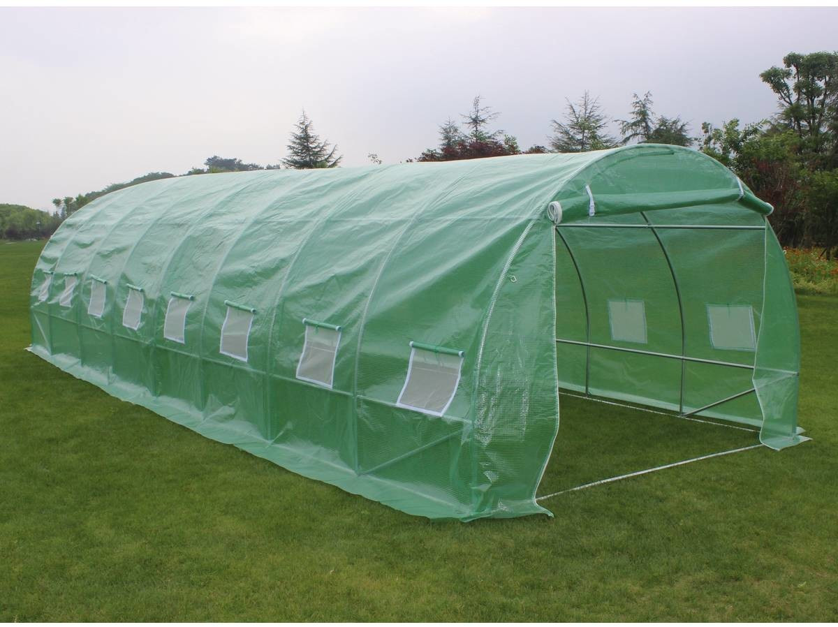 Habitat et Jardin Serre tunnel de jardin Althea 24 m² 8 x 3 x 2 m