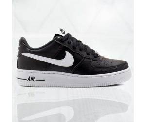 nike air force 1 black and white junior