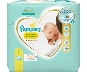 PREMIUM PROTECTION Taille 1 (2-5 KG) 22 COUCHES PAMPERS