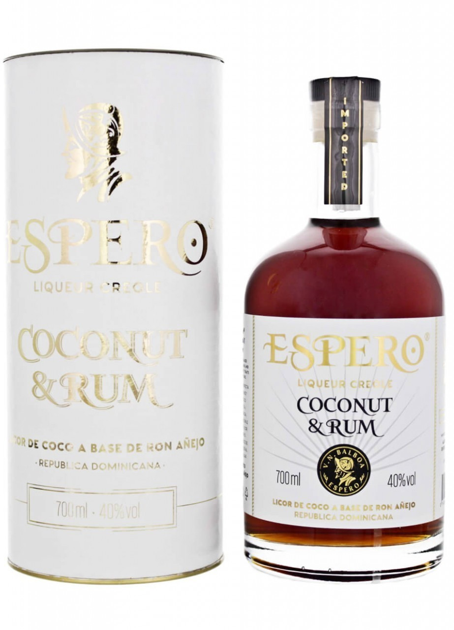 Ron Espero Coconut & Rum 40% Preisvergleich 0,7l bei 23,97 Geschenkbox € | Creole ab Liqueur 