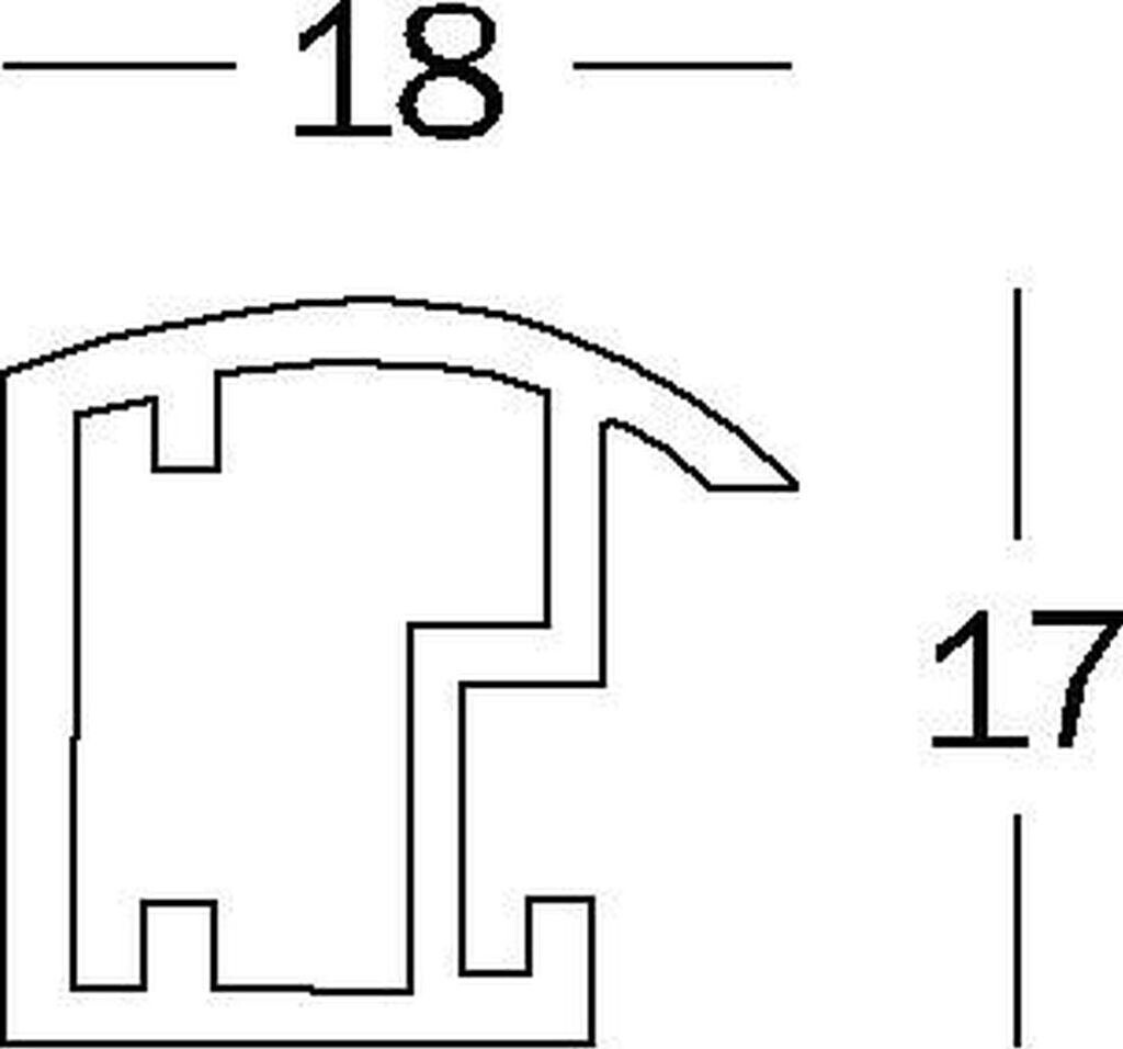 walther design cornice in acciaio 20 x 30 c New Lifestyle Cornice in