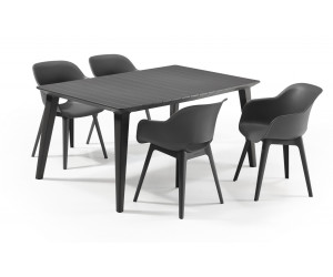 Allibert Akola Lima 4 Sitzer 5 Tlg Anthrazit Al 7105 4 Ab 359