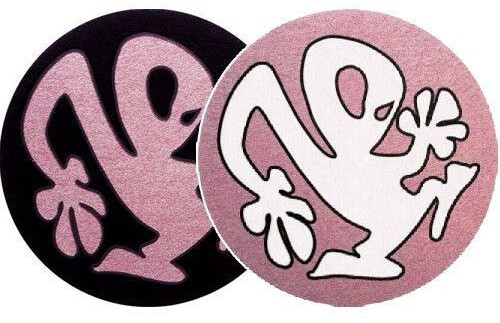 Slipmat-Factory Plastikman Black/Metallic/Red 2x