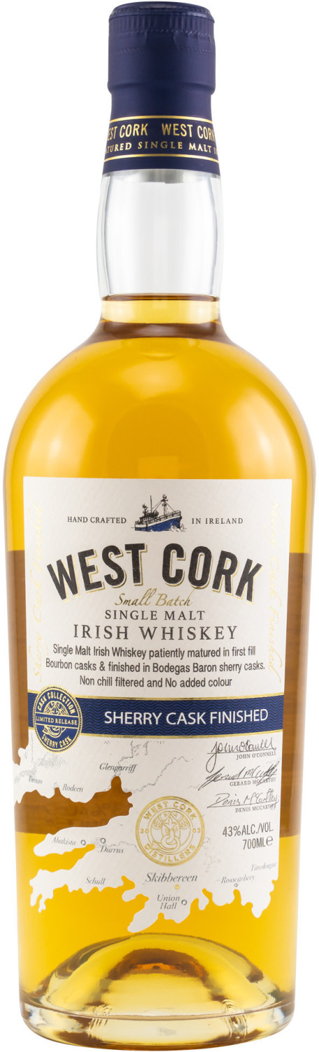 West Cork Sherry Cask Finish 43% 0,7l