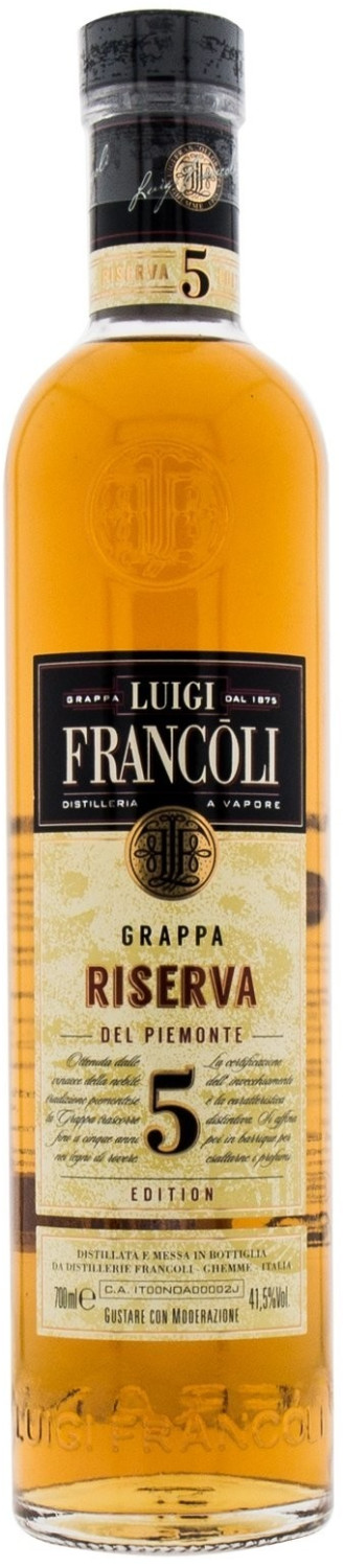 Luigi Francoli Grappa Riserva 5 Anni 41,5% 0,7l