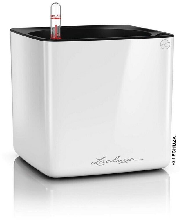 Lechuza Cube Glossy 16 White
