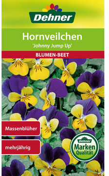 Dehner Dehner Hornveilchen Johnny Jump Up, Gelb,Lila - Product image 1 of 3