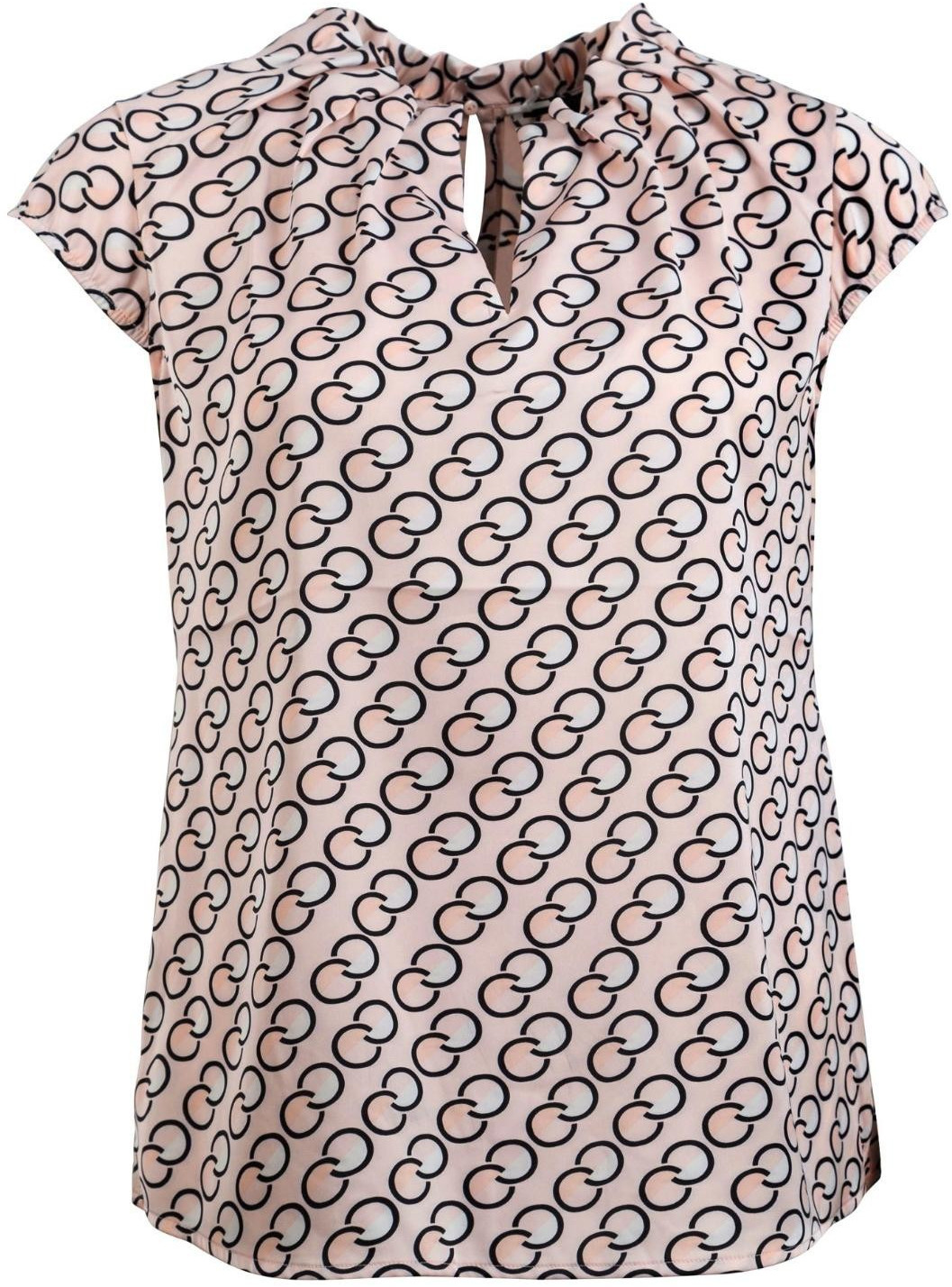 Comma Bluse (85.899.12.0938.80A7) black/beige