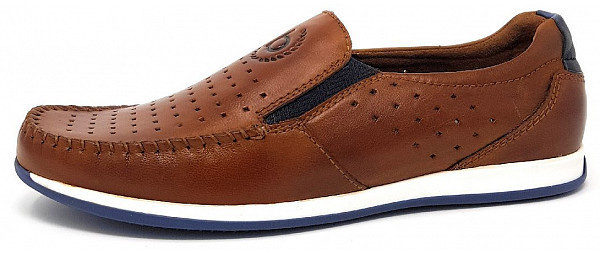 Bugatti Slipper (311907603500) cognac