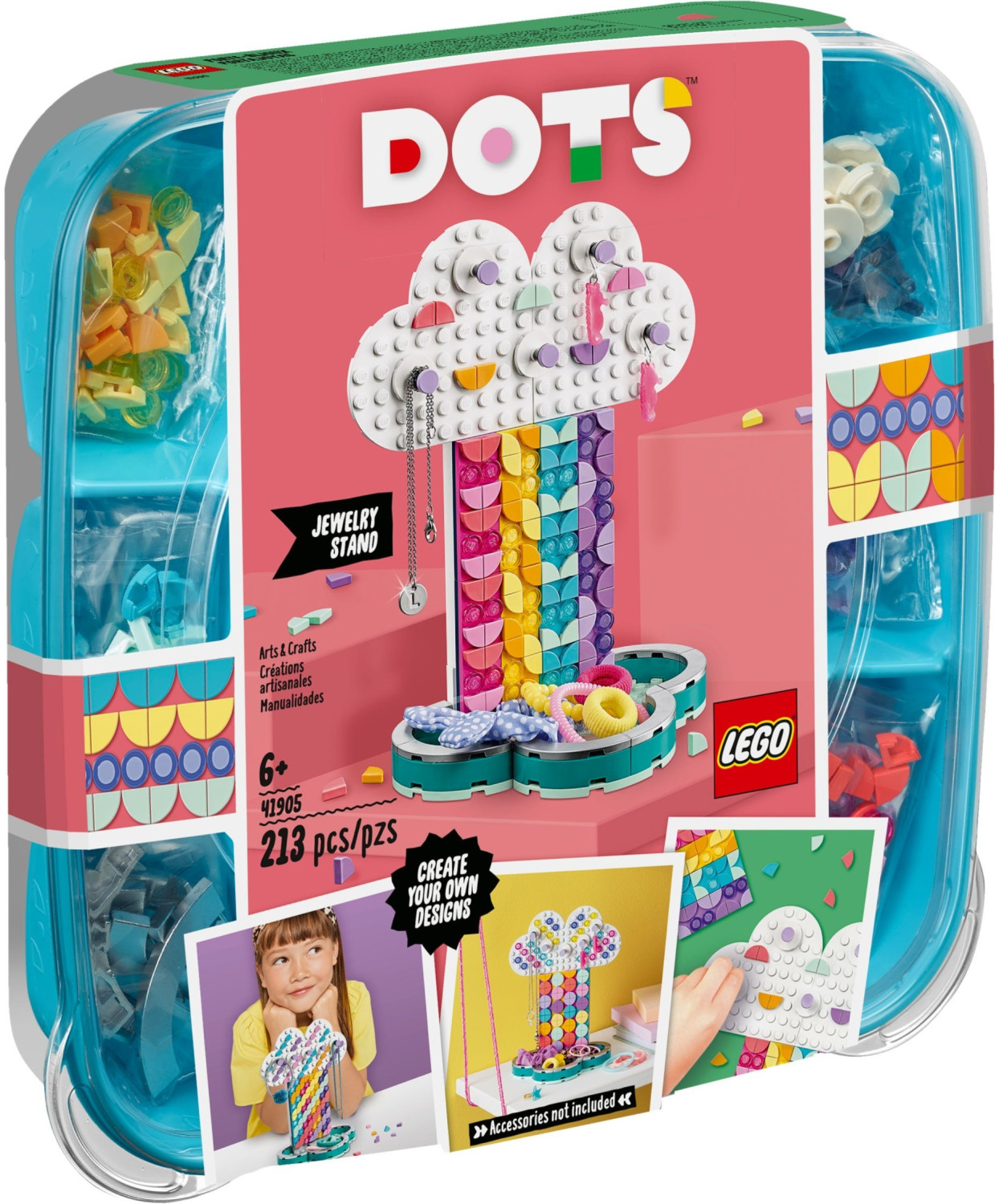 LEGO Dots - Le porte-bijoux arc-en-ciel (41905)