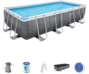 Bestway Frame Pool Set 488 X 244 Rattan 56996 Ab 729 90 Preisvergleich Bei Idealo De