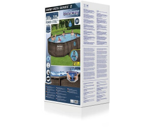 bestway power steel vista oval pool set 488x305x107 cm rattan 56946 ab 499 00 august 2021 preise preisvergleich bei idealo de