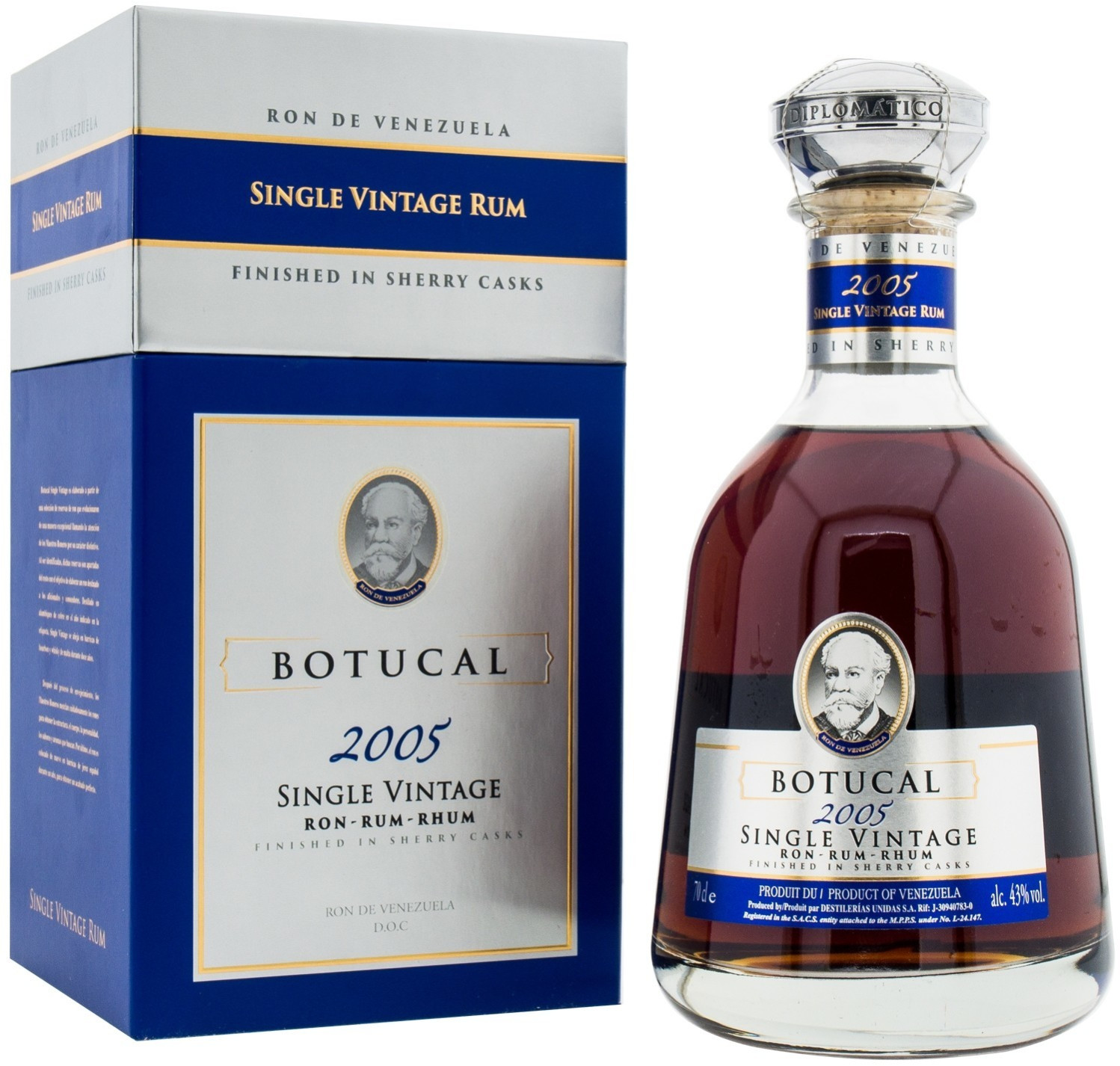 Diplomatico Botucal Single Vintage 2005 43% 0,7l