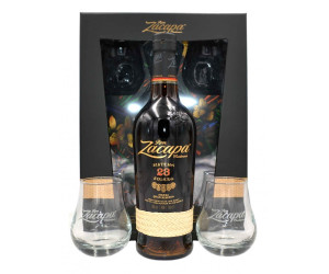 Ron Zacapa 23 Solera Reserva 0,7l 40% Gift set with 2 glasses ab 56,90 € |  Preisvergleich bei