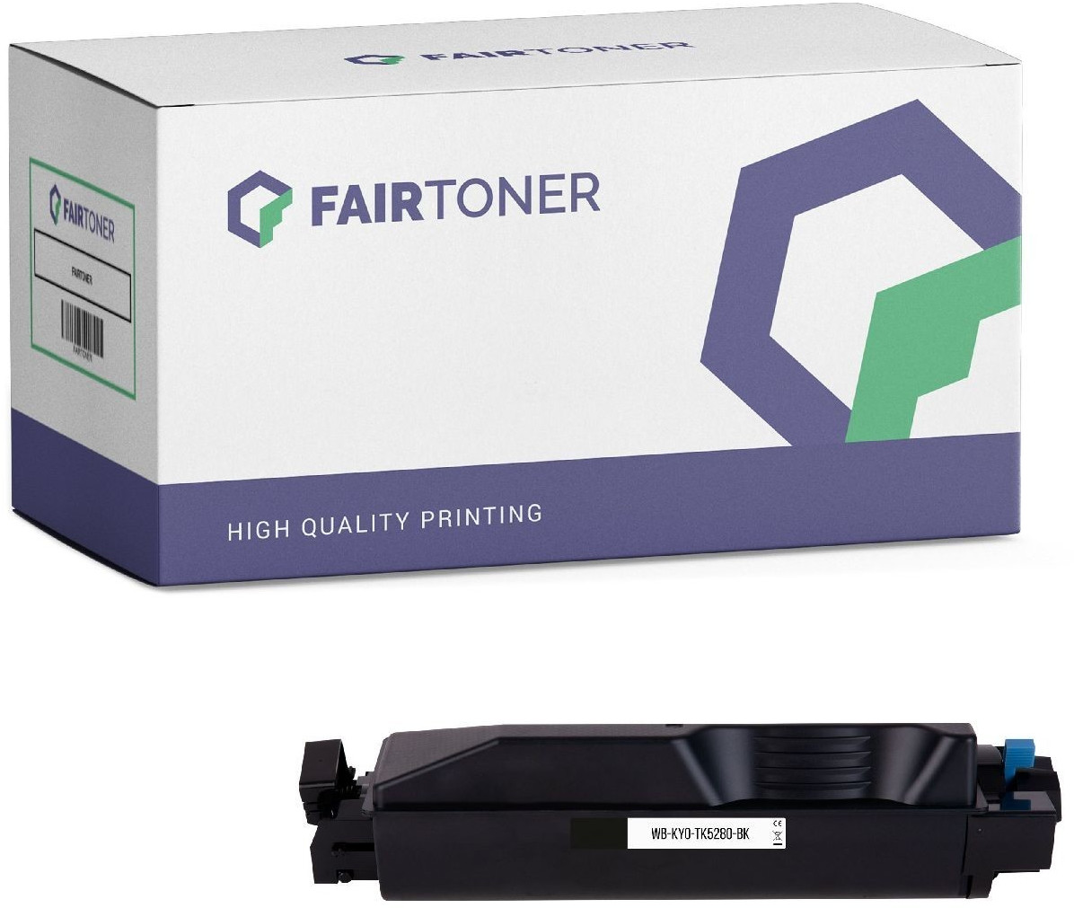 FairToner Kompatibel für Kyocera 1T02TW0NL0 / TK-5280K Schwarz
