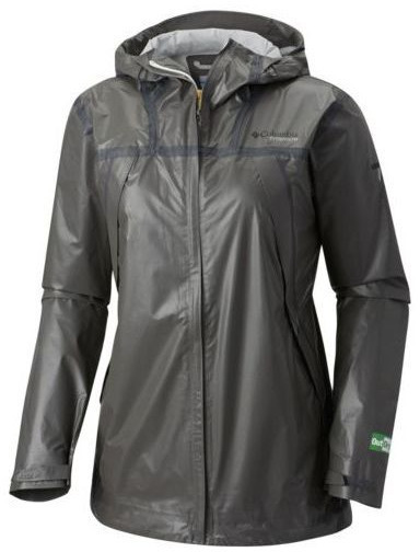Columbia Eco Tech Shell Jacket Women Bamboo Charcoal