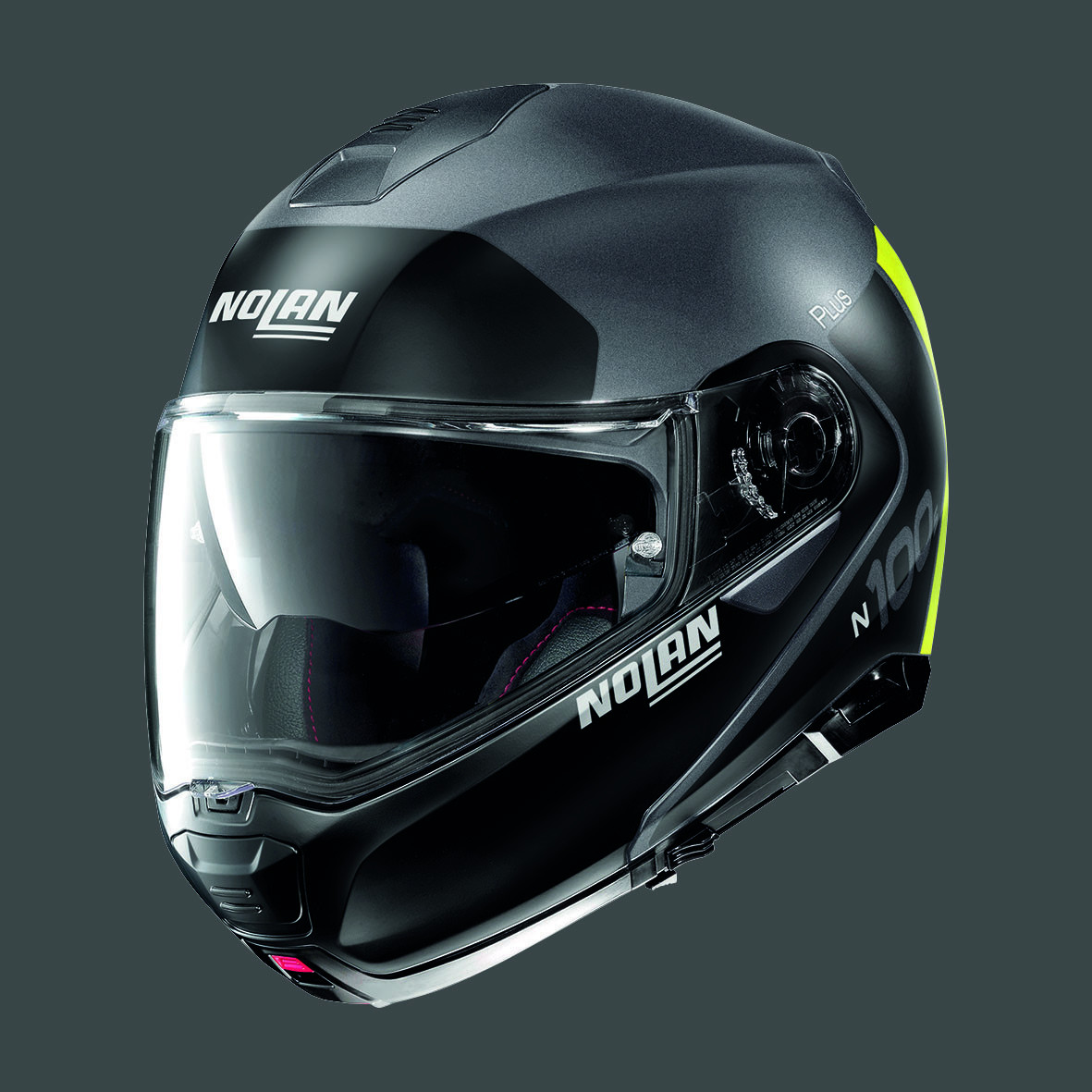 Nolan N100-5 Plus Distinctive N-Com 25 Flat Lava Grey