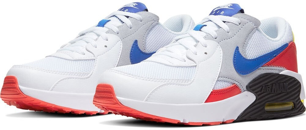 Nike Air Max Excee Kids white/bright cactus/track red/hyper blue desde ...