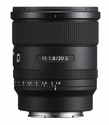 Objetivo Sony FE Lens 20 mm F1,8 G SEL20F18G negro · Sony · El Corte Inglés