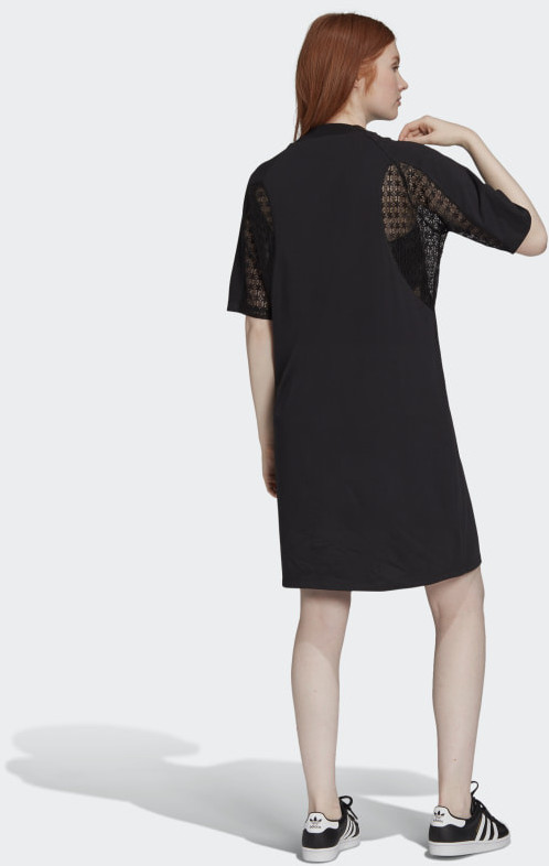 Adidas Lace T-Shirt-Kleid schwarz ab 28,41 ...
