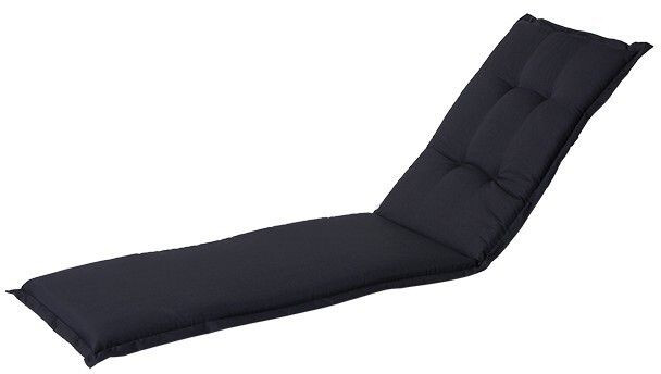 madison Lounger Cushion 200 x 60 x 7 cm Black (A052)
